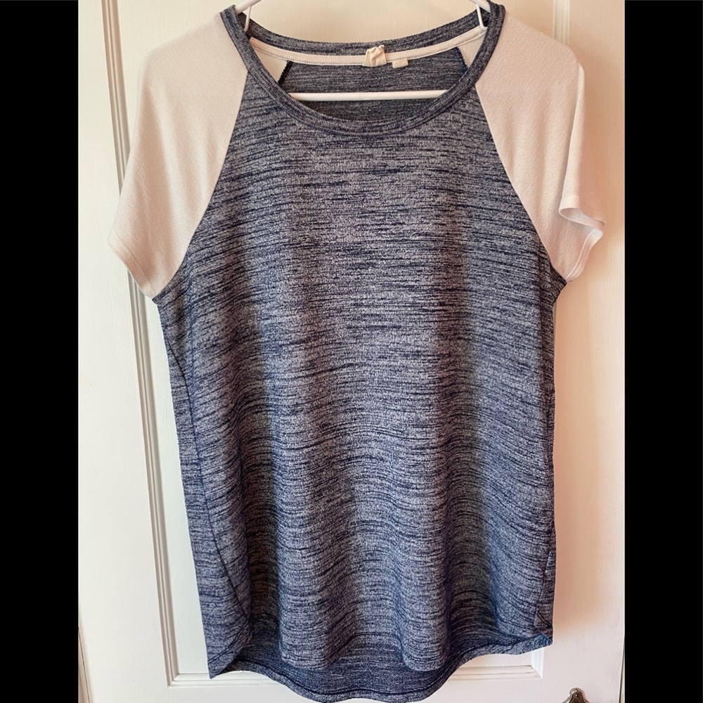 Gap blue and white T-shirt. Size large